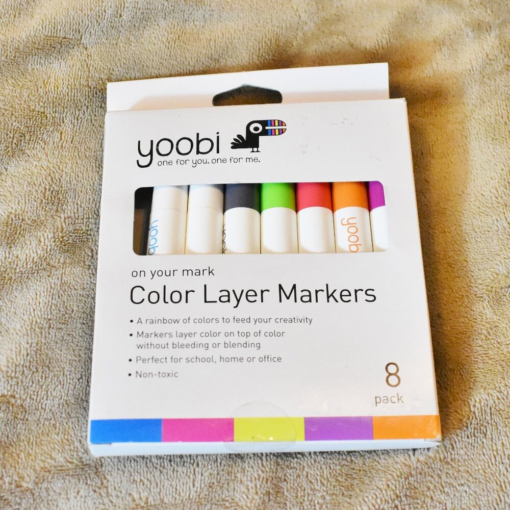 Yoobi Color Layer Markers 7 Pack School Art Drawing Supplies